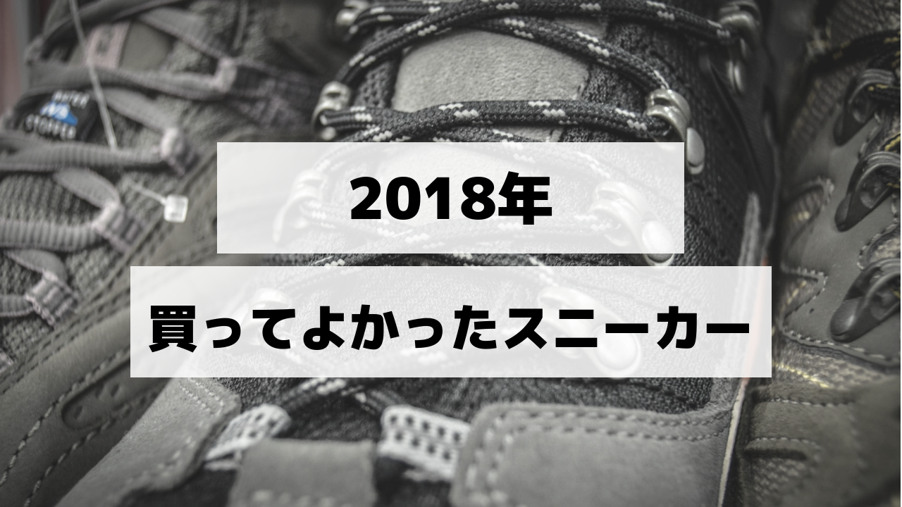 【Advent Calendar 2018】今年買ってよかったスニーカー達の話|shoeremakeのアイキャッチ画像